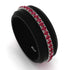 Elegant Men's Ruby Black Ring - Jayden No. 9